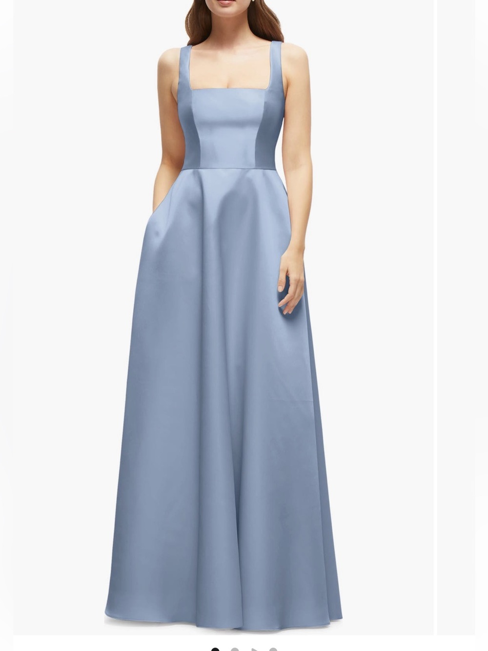 Dessy Collection Sleeveless Satin Gown